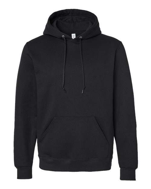 Unisex Eco™ Premium Blend Ring-Spun Hooded Sweatshirt - Black Ink Front