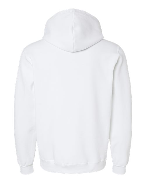 Unisex Eco™ Premium Blend Ring-Spun Hooded Sweatshirt - White Back