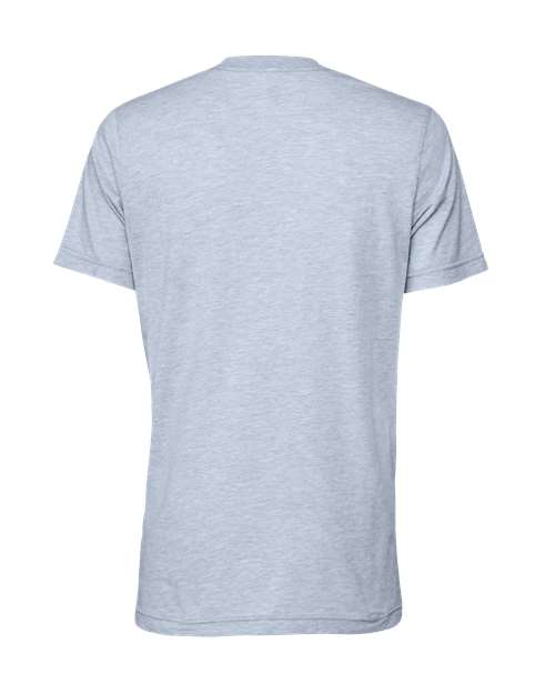CVC Jersey Tee - Heather Prism Blue Back