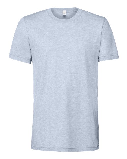 CVC Jersey Tee - Heather Prism Blue Front