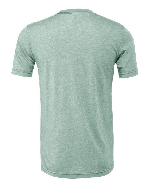 CVC Jersey Tee - Heather Prism Dusty Blue Back