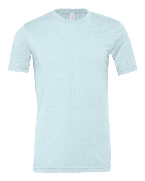 CVC Jersey Tee - Heather Prism Ice Blue Front