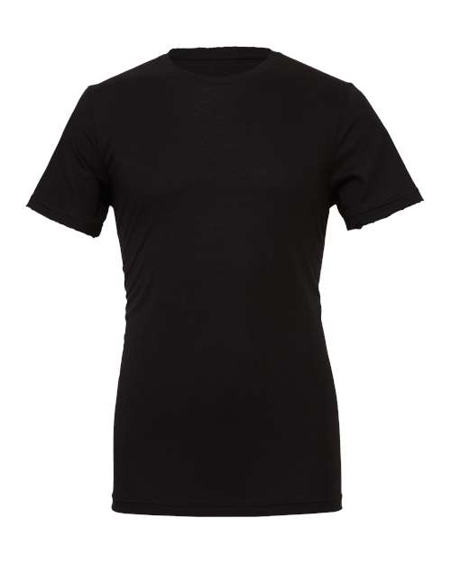 CVC Jersey Tee - Solid Black Blend Front