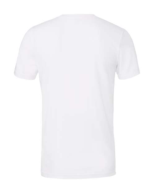 CVC Jersey Tee - Solid White Blend Back