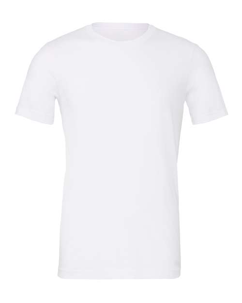 CVC Jersey Tee - Solid White Blend Front