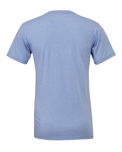 CVC Jersey Tee - Heather Blue Back