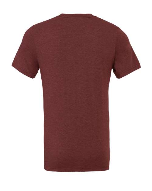 CVC Jersey Tee - Heather Cardinal Back