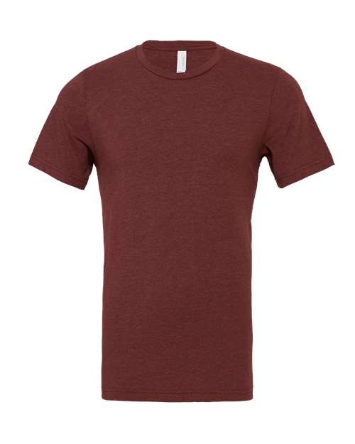 CVC Jersey Tee - Heather Cardinal Front
