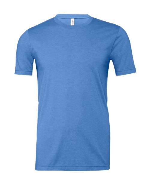 CVC Jersey Tee - Heather Columbia Blue Front