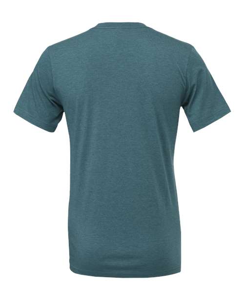 CVC Jersey Tee - Heather Deep Teal Back