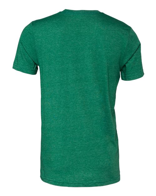 CVC Jersey Tee - Heather Grass Green Back