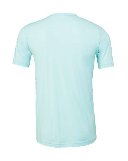 CVC Jersey Tee - Heather Ice Blue Back