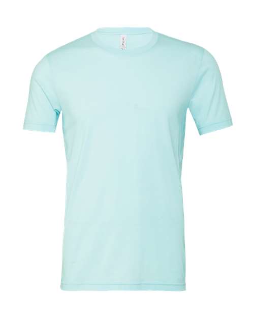 CVC Jersey Tee - Heather Ice Blue Front