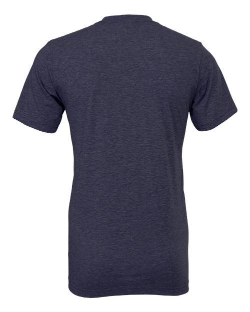 CVC Jersey Tee - Heather Midnight Navy Back
