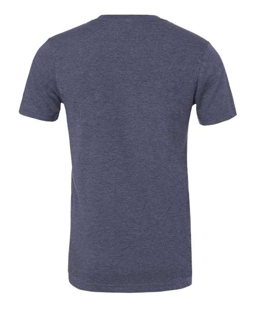 CVC Jersey Tee - Heather Navy Back