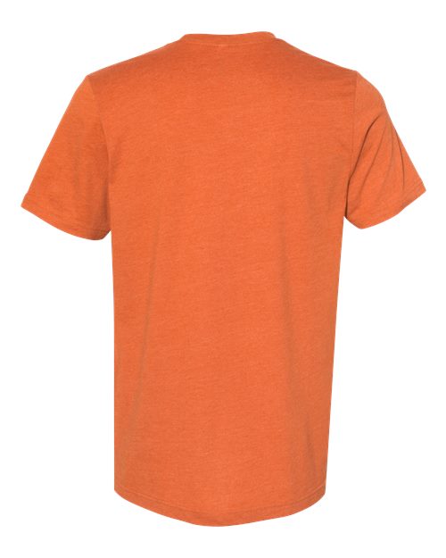 CVC Jersey Tee - Heather Orange Back