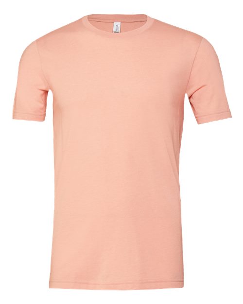 CVC Jersey Tee - Heather Peach Front