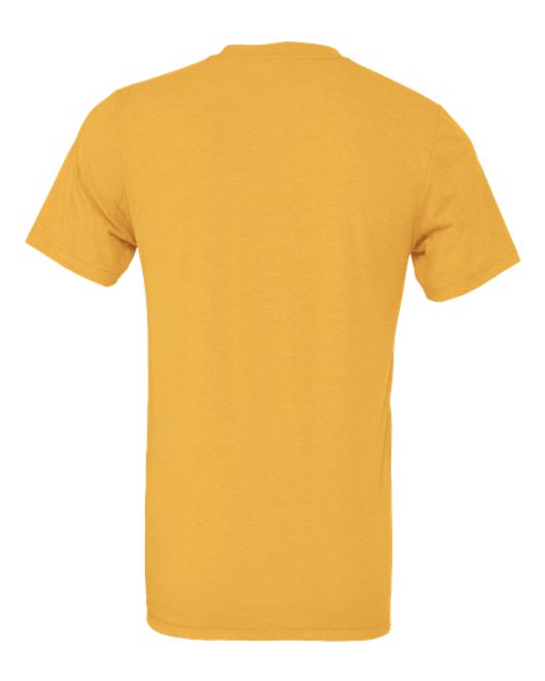 CVC Jersey Tee - Heather Yellow Gold Back