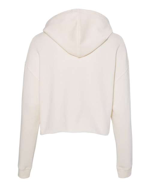 Women’s Lightweight Crop Hooded Sweatshirt - Bone Back