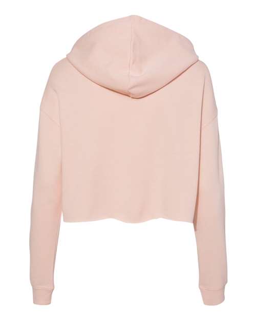Women’s Lightweight Crop Hooded Sweatshirt - Blush Back