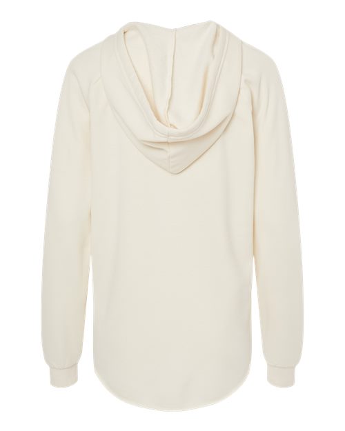Women’s Lightweight California Wave Wash Hooded Sweatshirt - Bone Back
