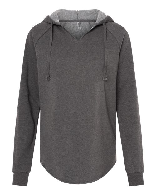 Women’s Lightweight California Wave Wash Hooded Sweatshirt - Shadow Front