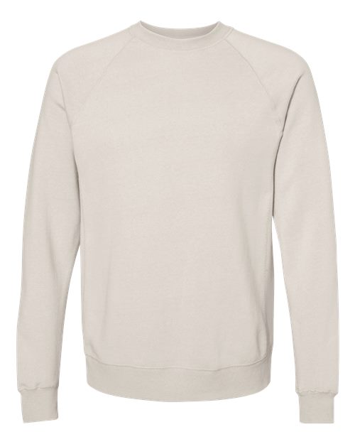 Unisex Special Blend Raglan Crewneck Sweatshirt - Stone Heather Front