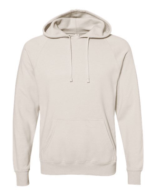 Unisex Special Blend Raglan Hooded Sweatshirt - Stone Heather Front