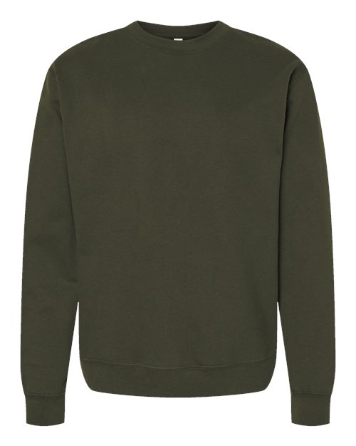Unisex Midweight Crewneck Sweatshirt - Army Front