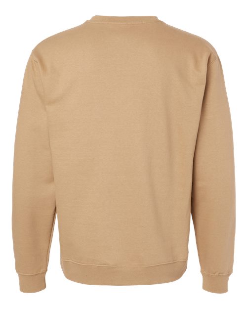 Unisex Midweight Crewneck Sweatshirt - Sandstone Back