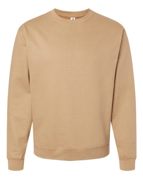 Unisex Midweight Crewneck Sweatshirt - Sandstone Front