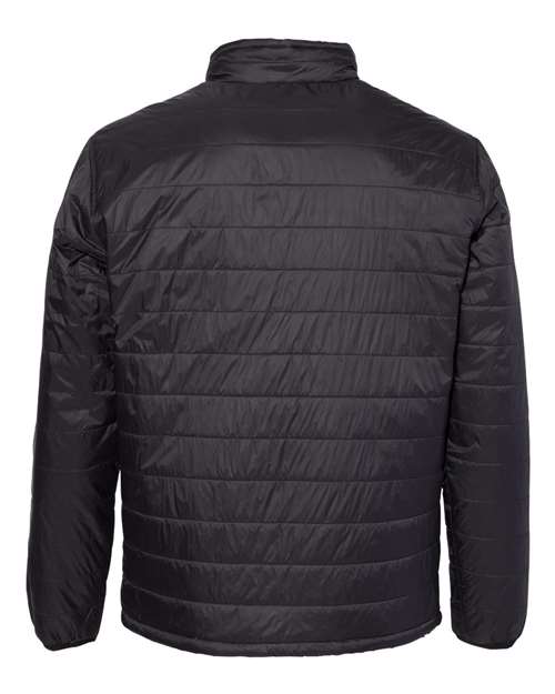 Men's Puffer Jacket - Black Back