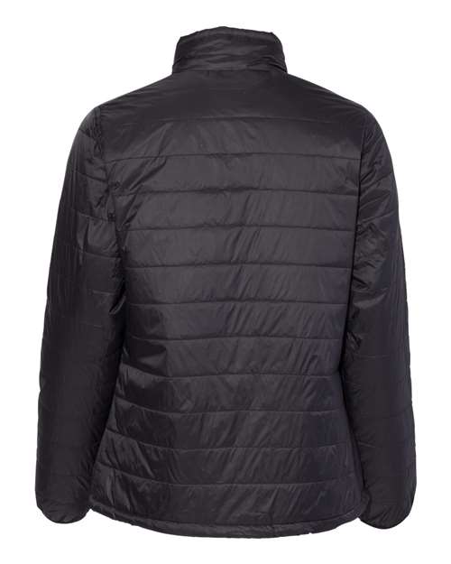 Women's Puffer Jacket - Black Back