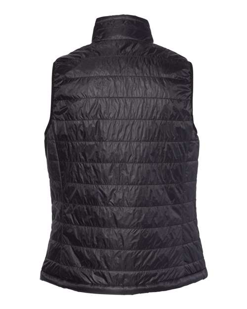 Women's Puffer Vest - Black Back