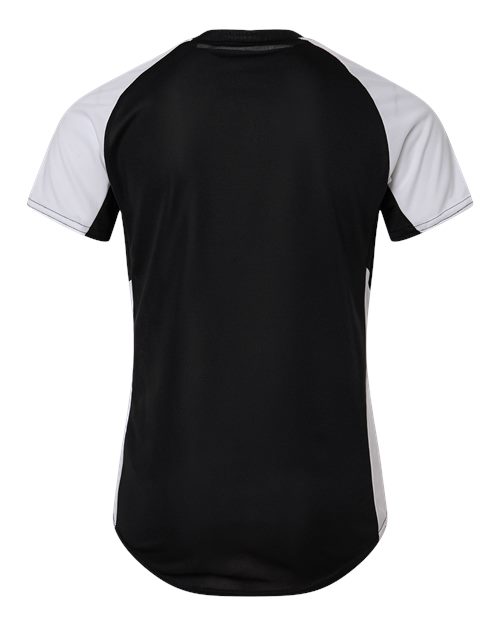 Girls' Cutter Jersey - Black/ White Back