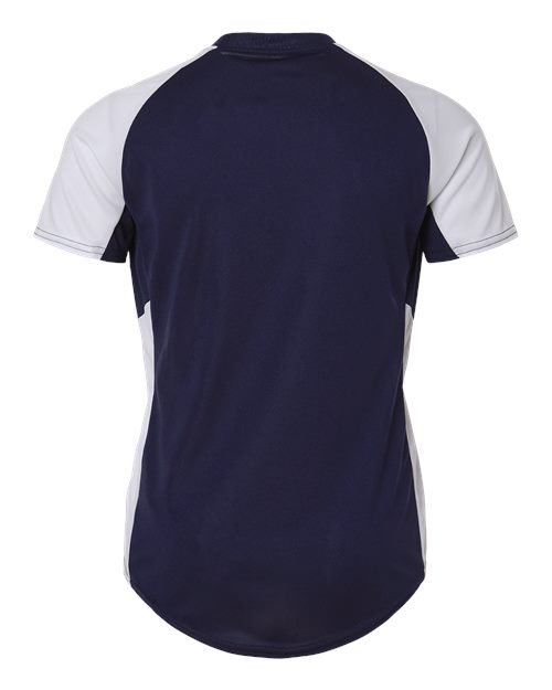 Girls' Cutter Jersey - Navy/ White Back