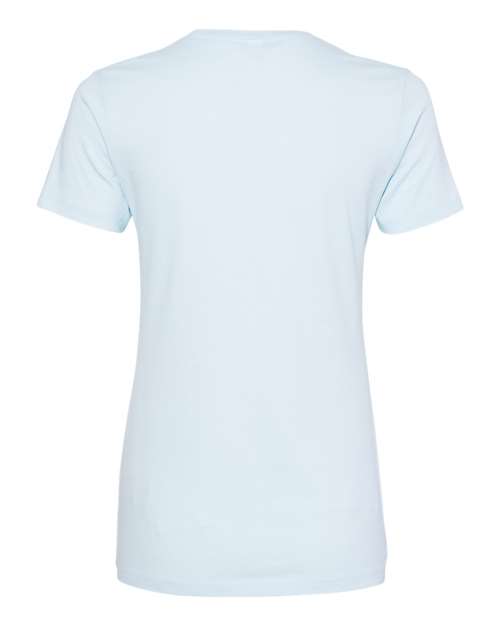 Women’s Cotton T-Shirt - Light Blue Back