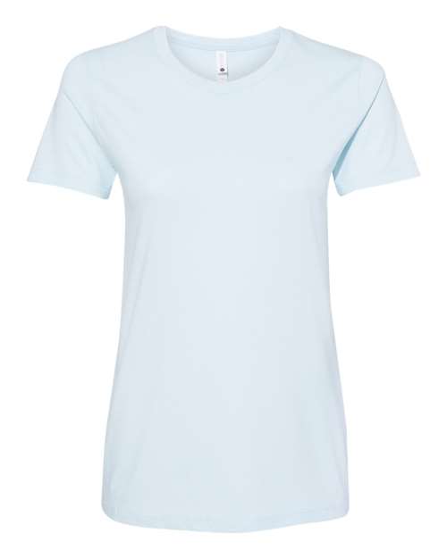 Women’s Cotton T-Shirt - Light Blue Front