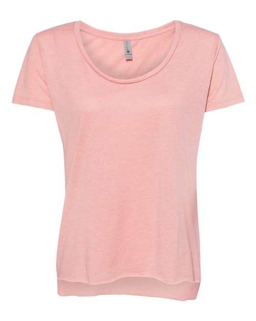 Women's Festival Scoop Neck T-Shirt - Desert Pink Front