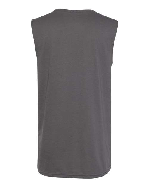 Men's Lightweight Cotton/Poly Muscle Tank - Heavy Metal Back