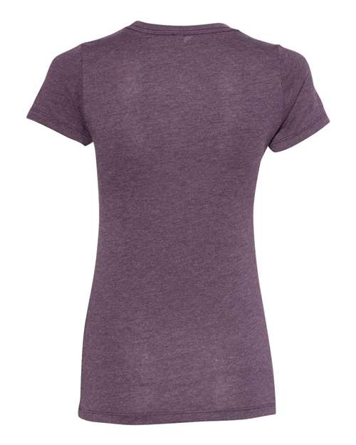 Women’s Triblend T-Shirt - Vintage Purple Back