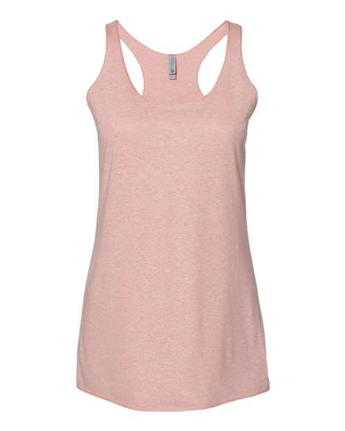 Women’s Triblend Racerback Tank - Desert Pink Front