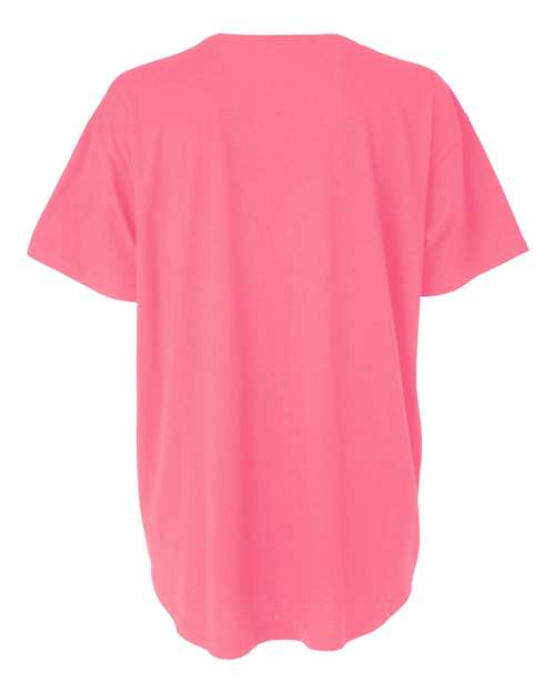 Women’s Ideal Flow T-Shirt - Hot Pink Back