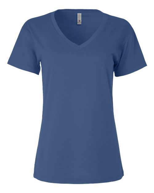 Women’s Cotton V-Neck T-Shirt - Royal Front