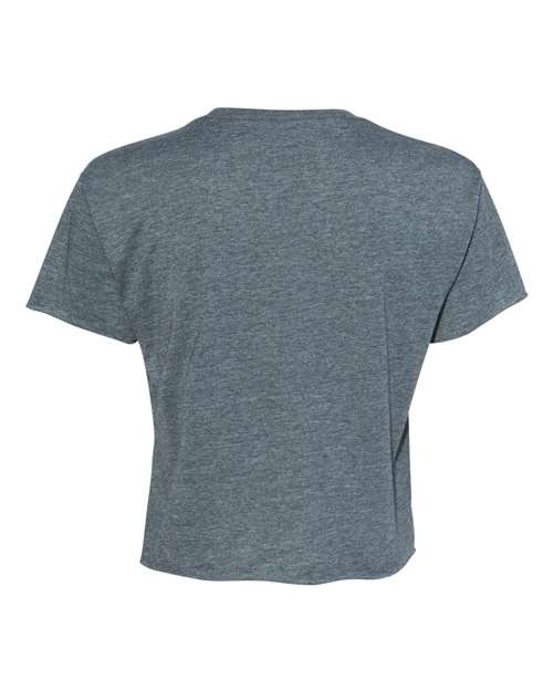 Women's Festival Crop Top - Antique Denim Back