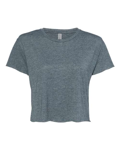 Women's Festival Crop Top - Antique Denim Front