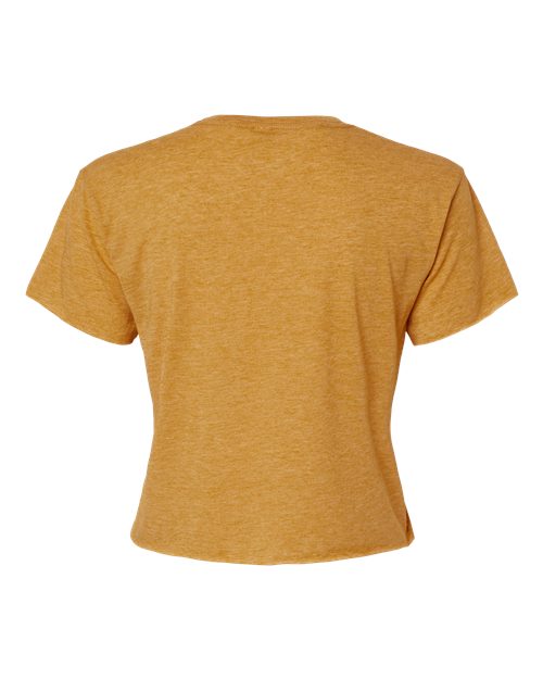 Women's Festival Crop Top - Antique Gold Back