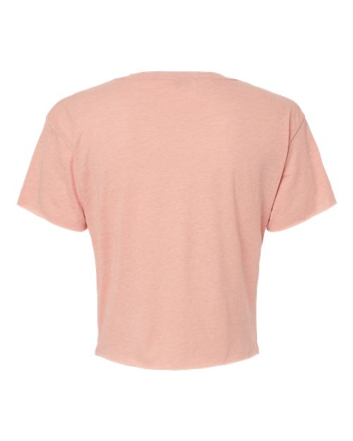 Women's Festival Crop Top - Desert Pink Back