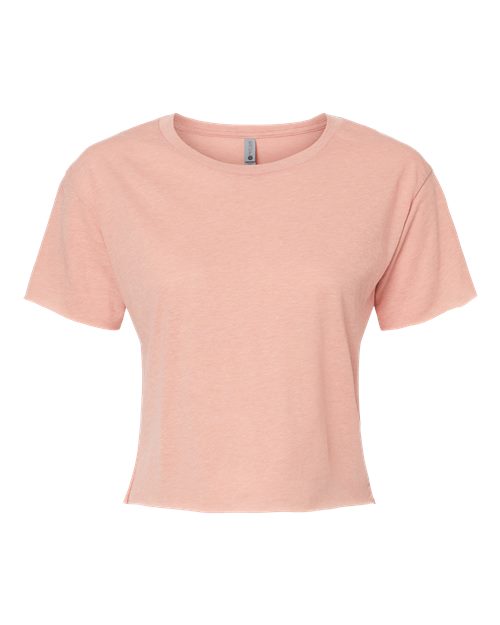 Women's Festival Crop Top - Desert Pink Front