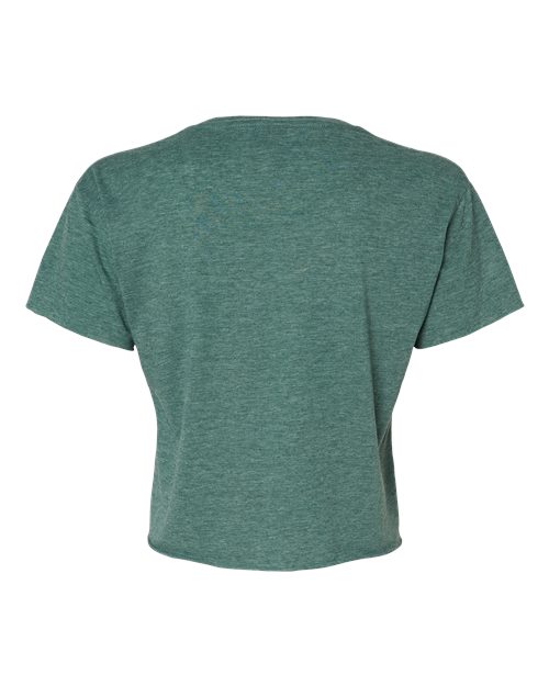 Women's Festival Crop Top - Royal Pine Back